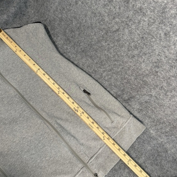 Polo Ralph Lauren Mens XL Heather Gray Full Double Zip Up Track Jacket - Picture 12 of 13